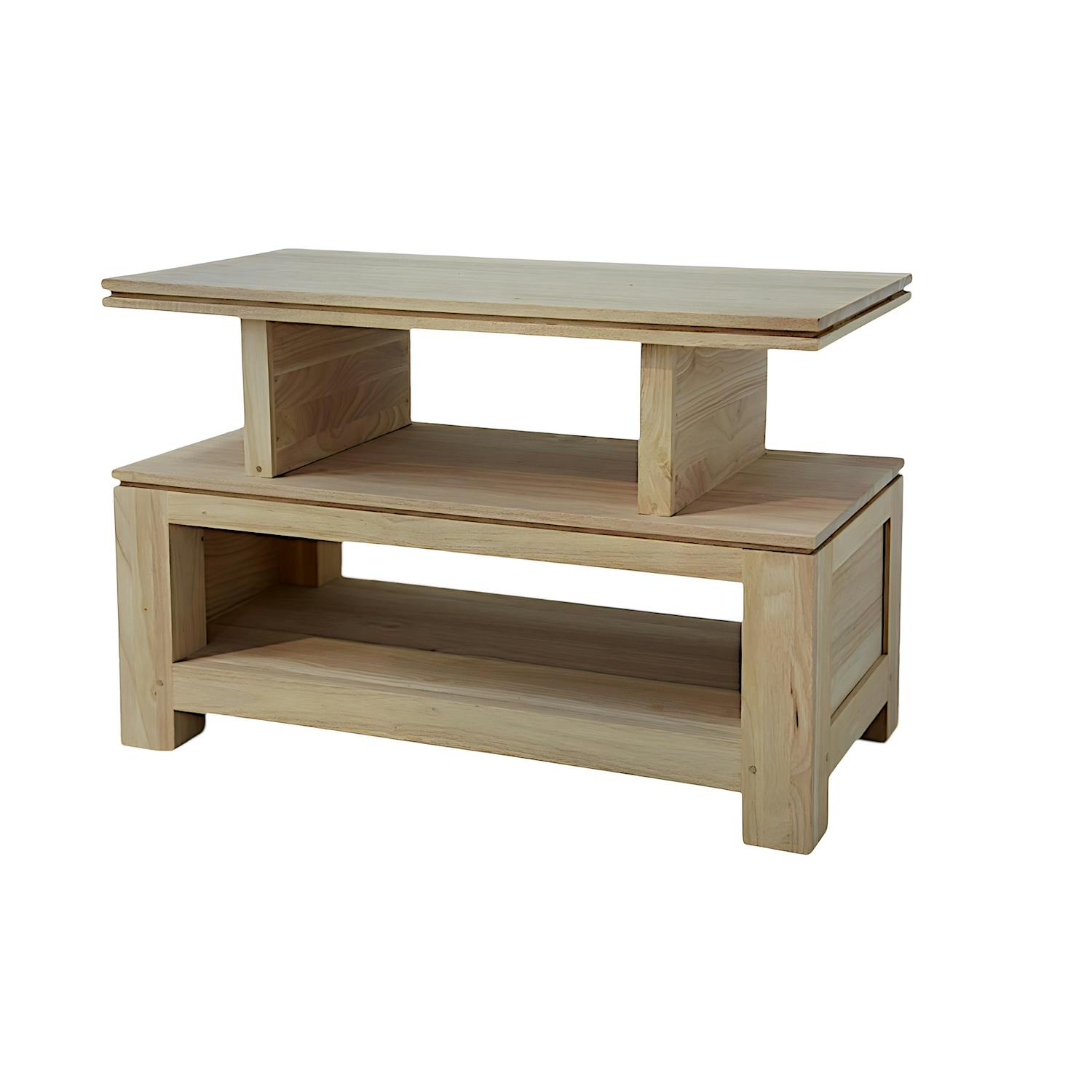 Meuble TV hévéa 90cm HELENA