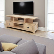 Meuble TV en bois massif - Style élégant