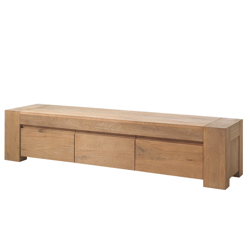 Meuble TV en chêne - Style contemporain