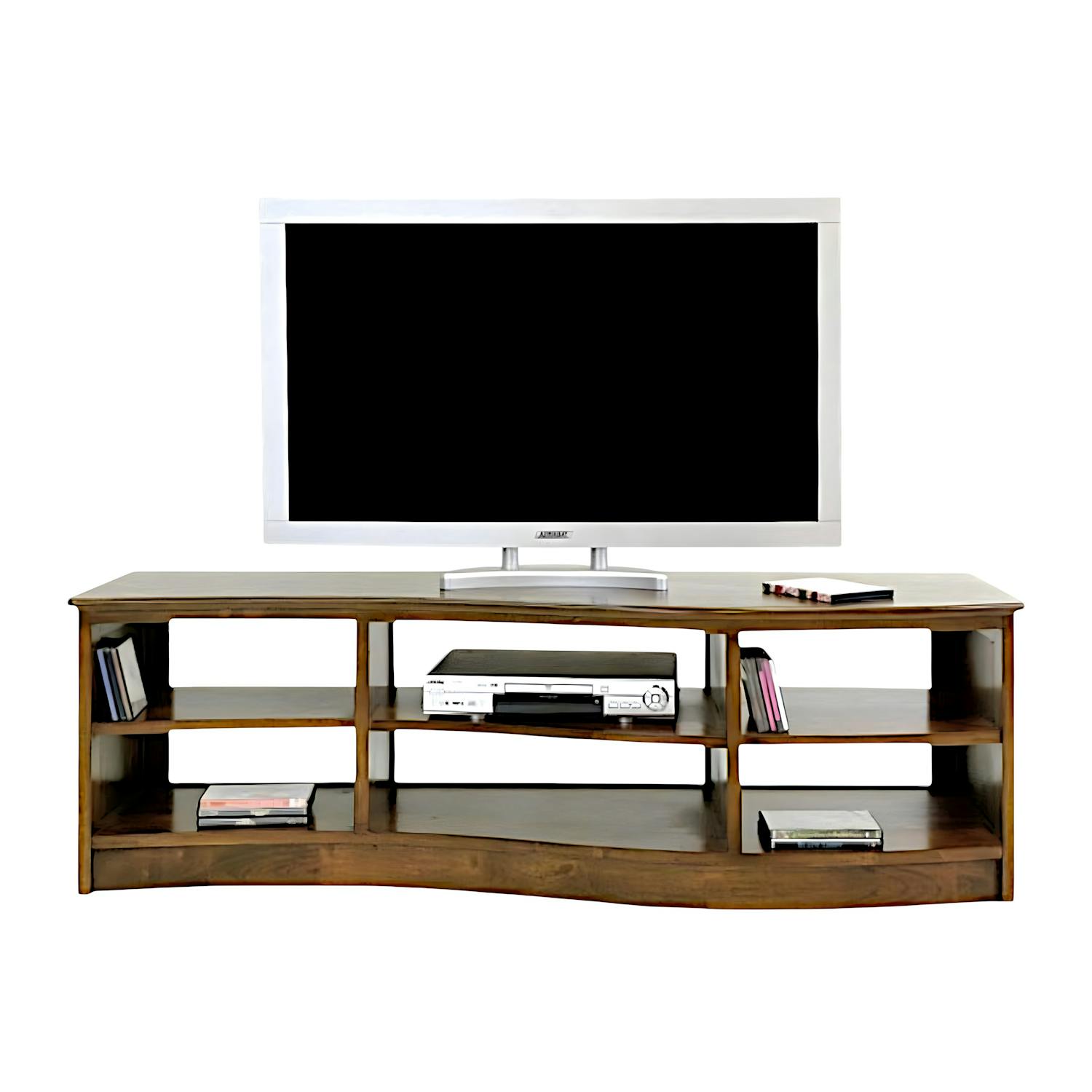 Meuble TV en bois massif - Style exotique