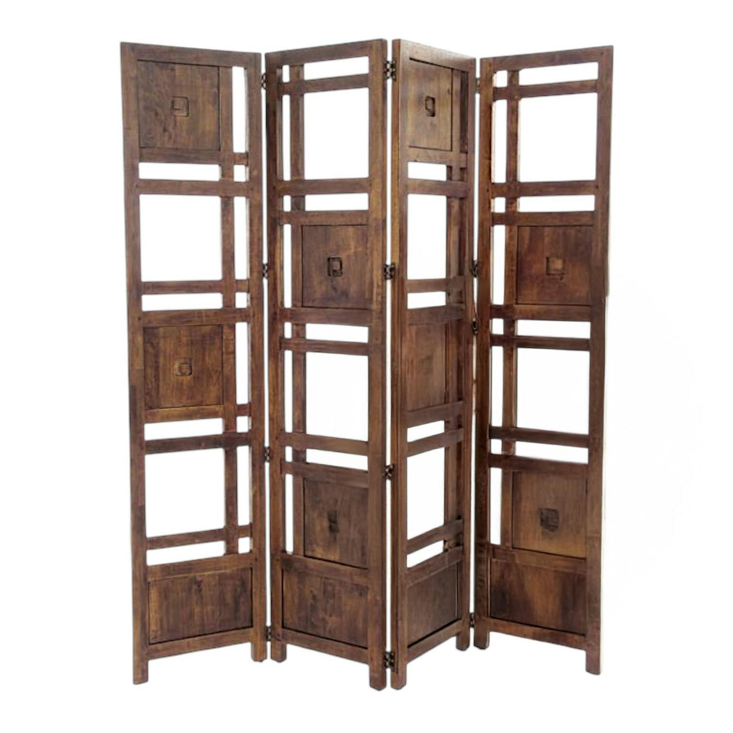 Paravent en Bois Massif - Style traditionnel