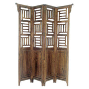 Paravent en Bois Massif - Style colonial