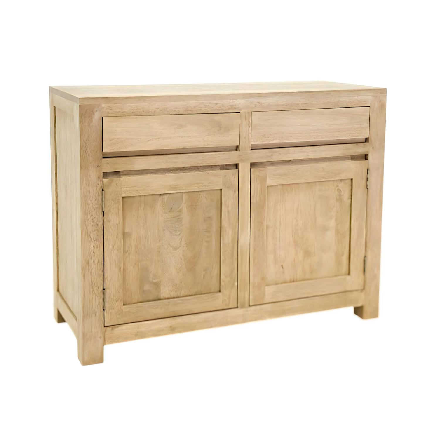 Petit buffet moderne bois massif OLGA