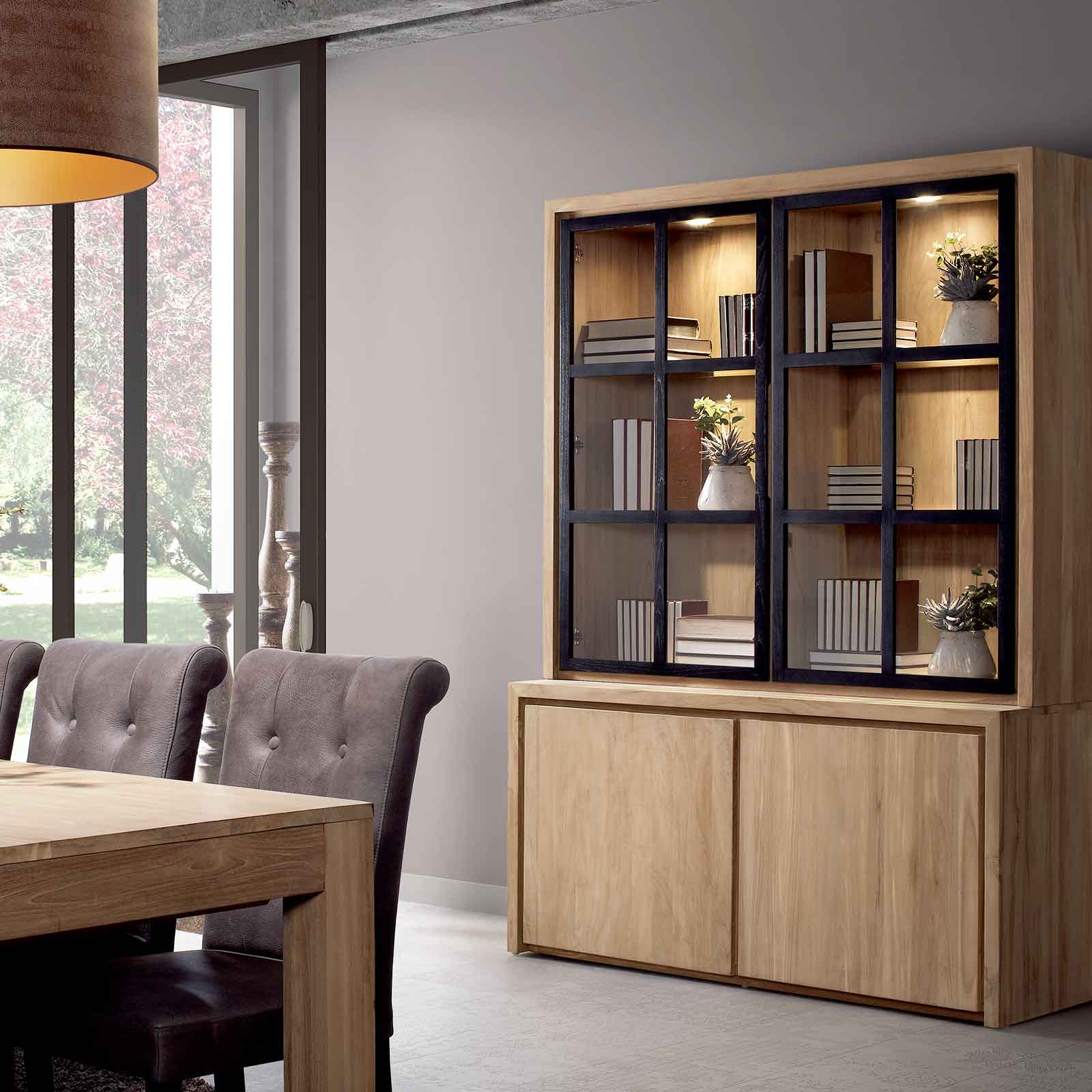 Petit buffet vaisselier | Teck Phoenix