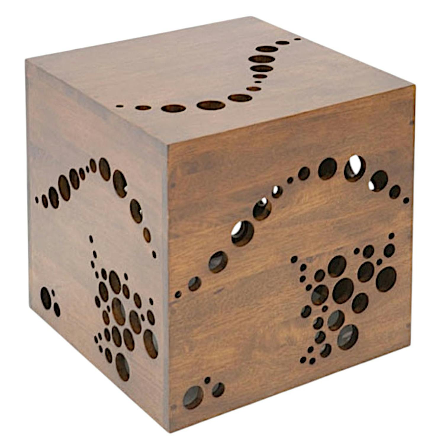 Pouf en Bois Massif - Style contemporain