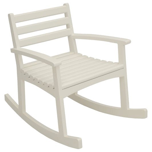 Fauteuil à bascule en bois massif - Style traditionnel