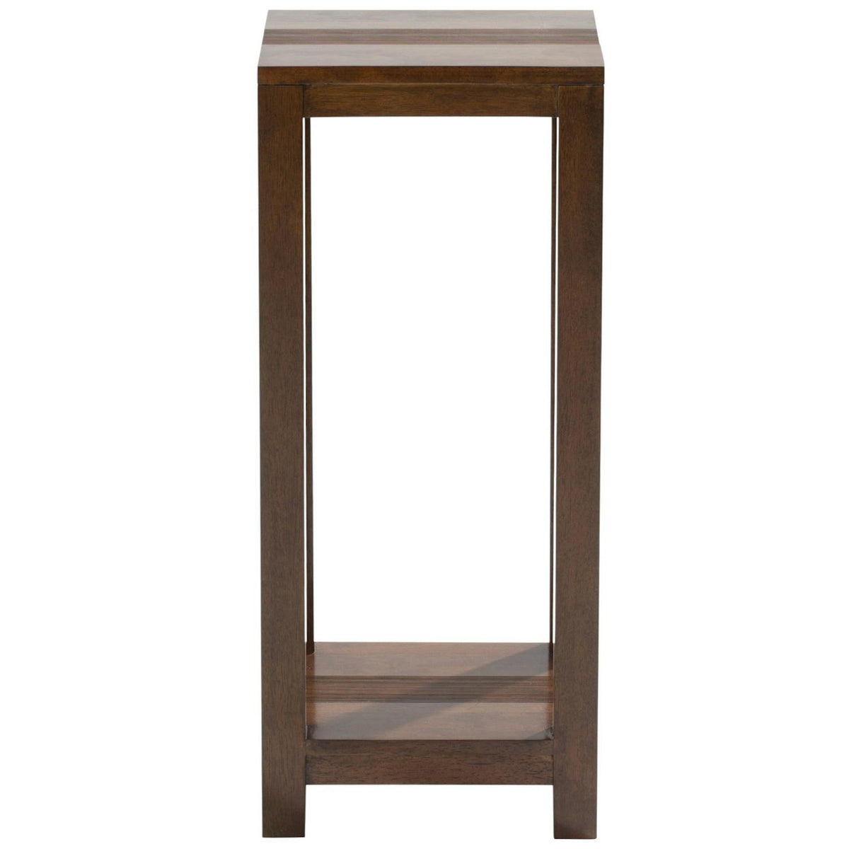 Sellette bois hévéa double plateau 30x30x70cm GALA