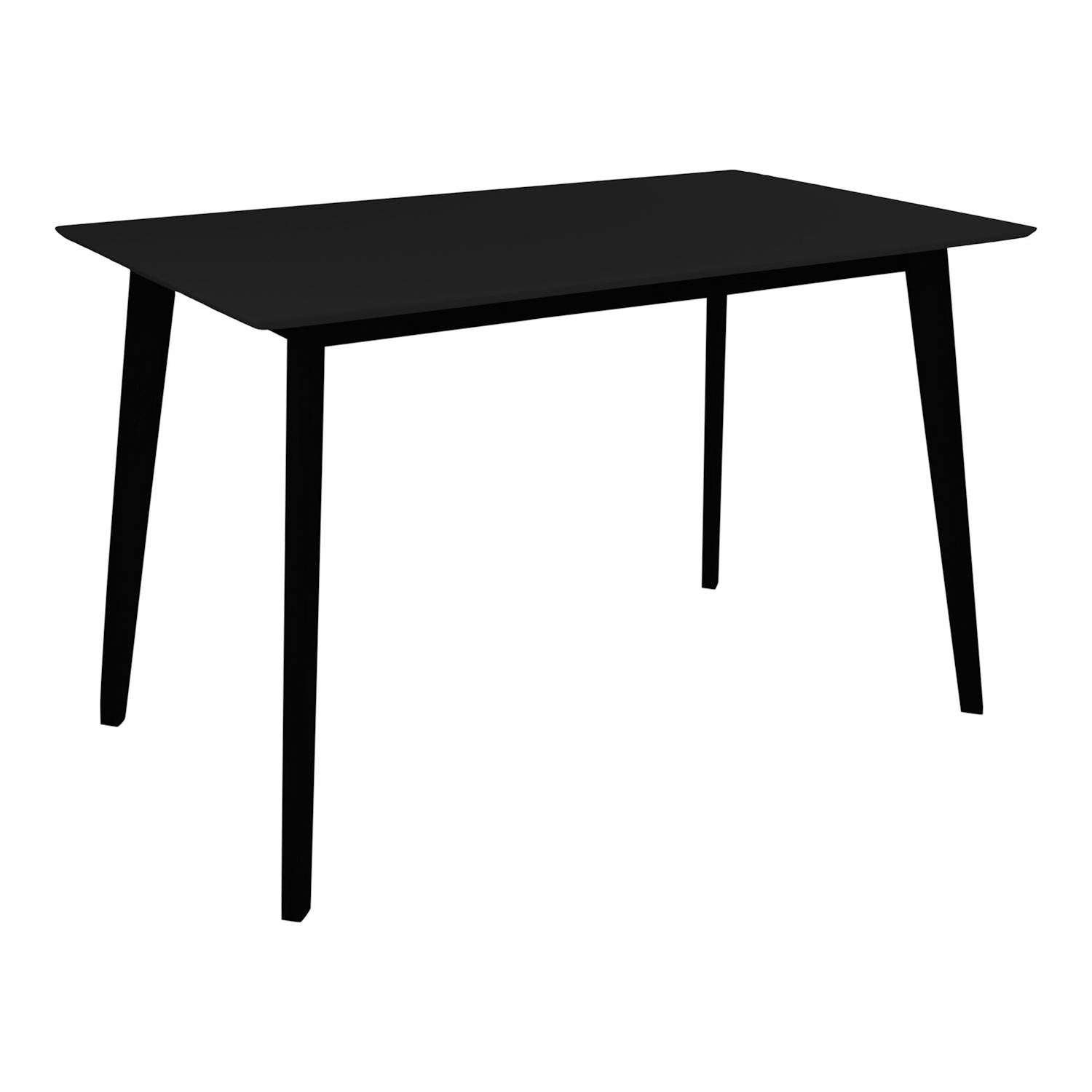 Table à manger en bois noir – rectangulaire, 120 cm TAMPA