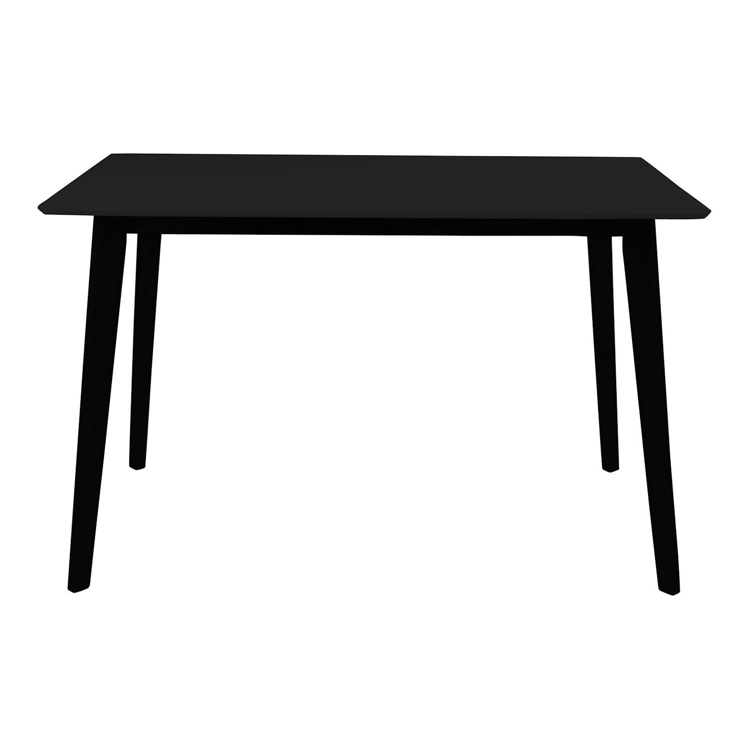 Table à manger en bois noir – rectangulaire, 120 cm TAMPA