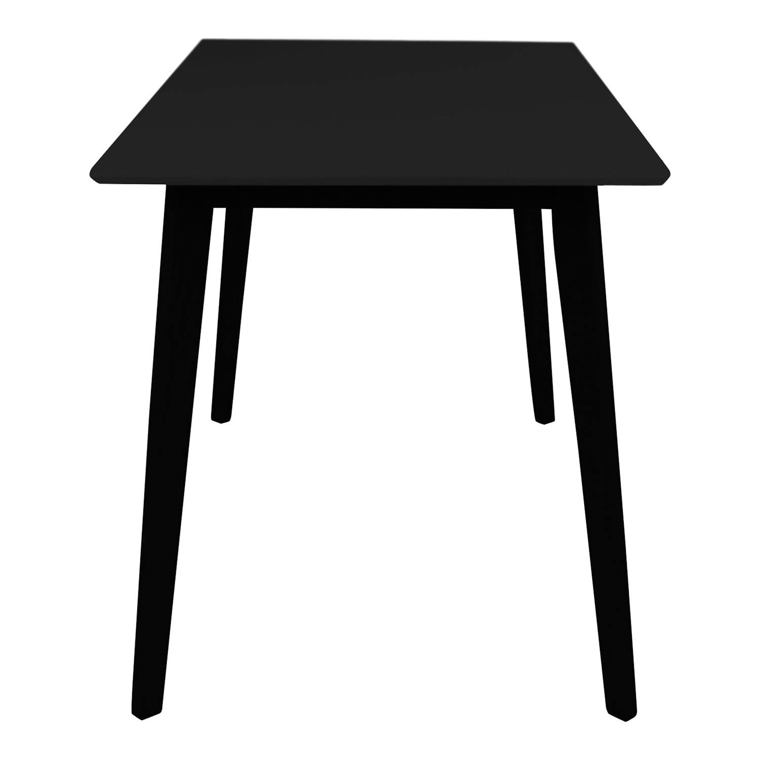Table à manger en bois noir – rectangulaire, 120 cm TAMPA