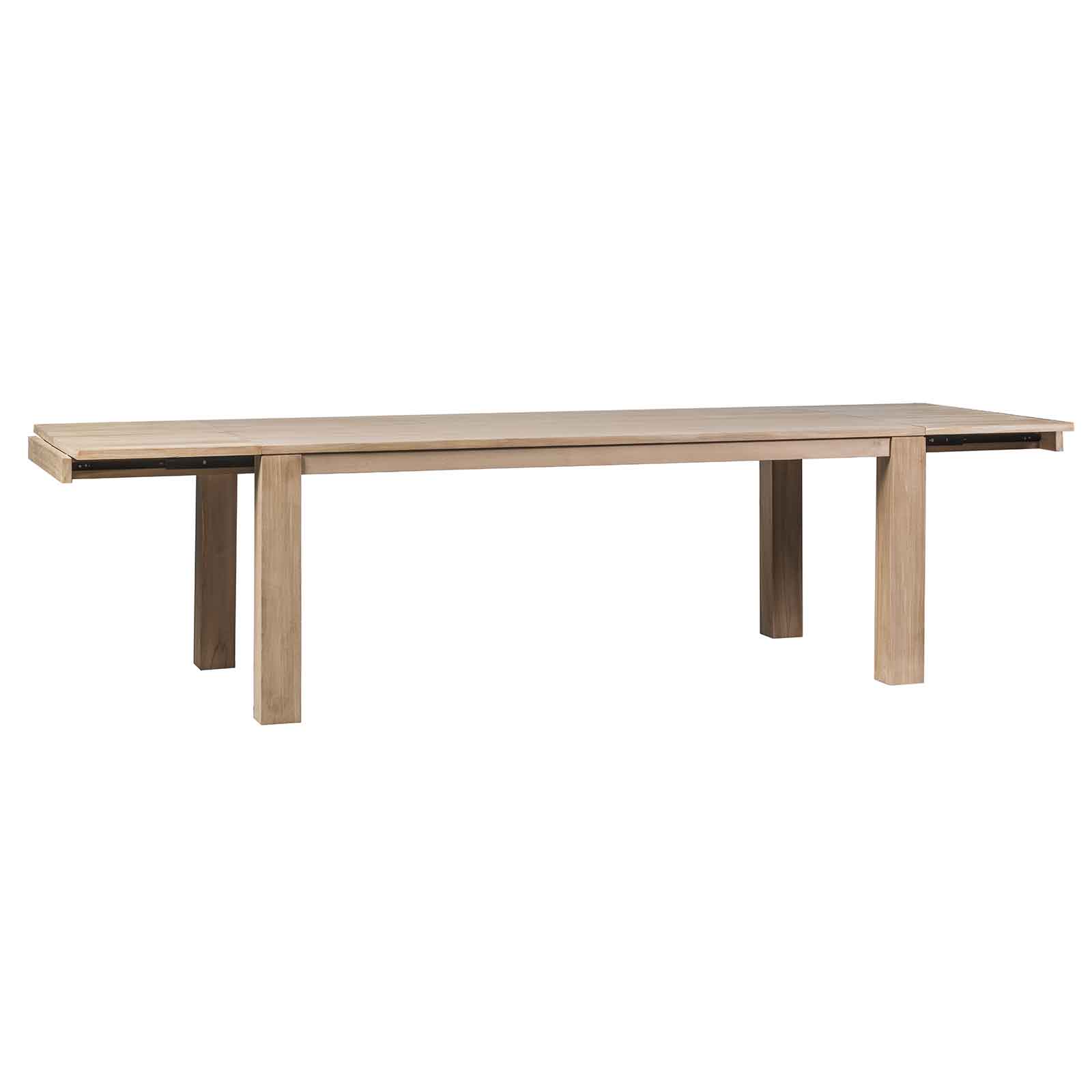Table à rallonges en chêne - Style contemporain