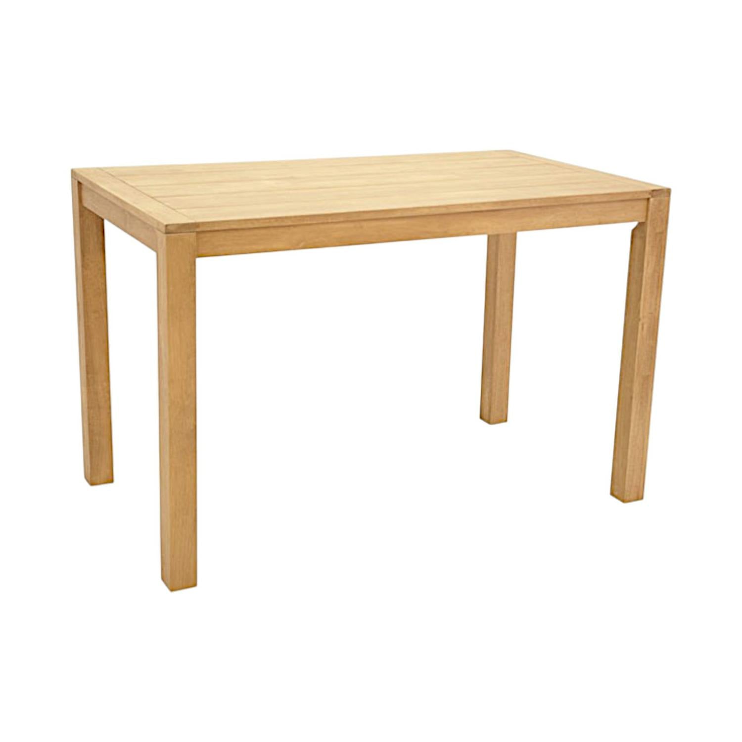 Table haute en bois massif - Style contemporain
