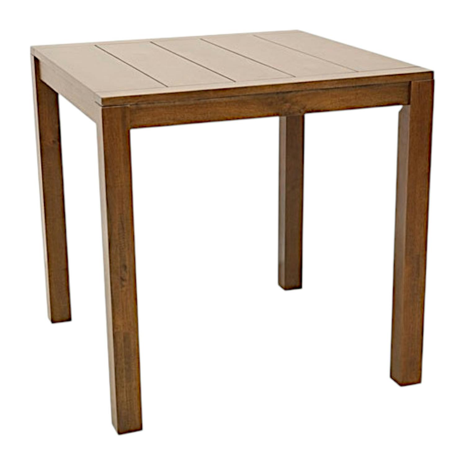 Table haute en bois massif - Style moderne