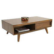 Table basse en bois massif - Style vintage