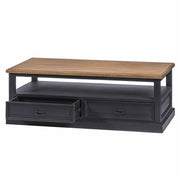 Table basse élégante en teck - Style lignart