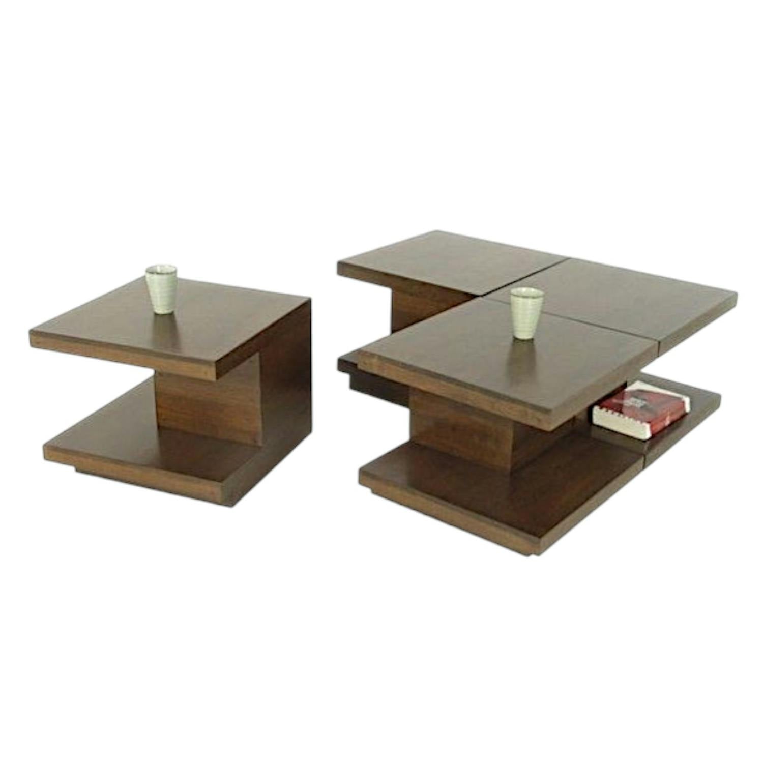 Table basse en bois massif - Style exotique