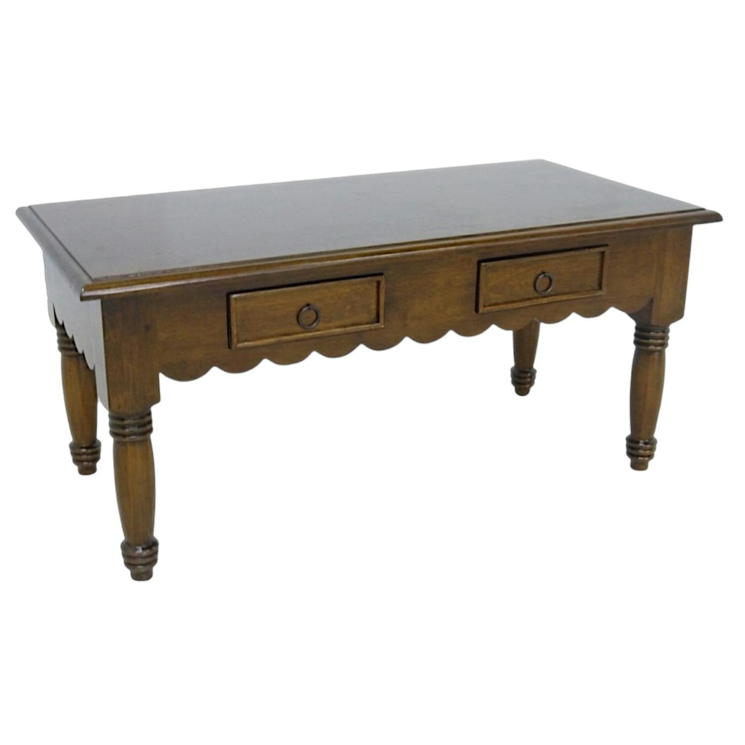 Table basse en bois massif - Style traditionnel