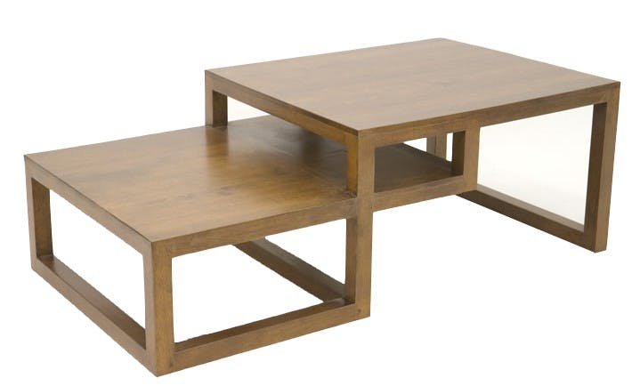 Table basse en bois massif - Style moderne