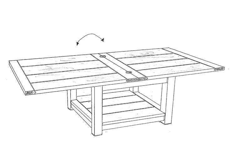 TABLE BASSE EXTENSIBLE ATTAN 60CM