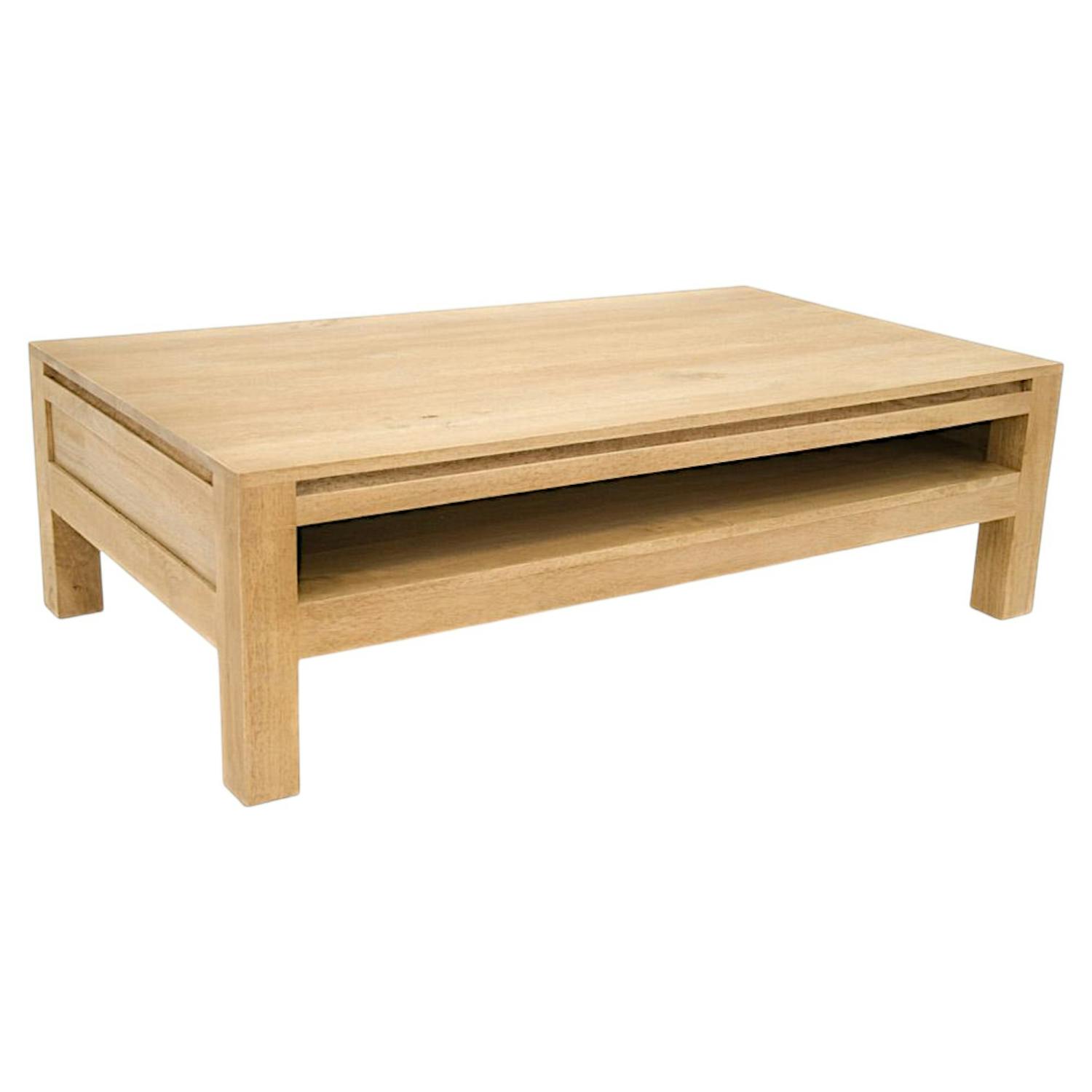 Table basse hévéa 115X65cm OLGA
