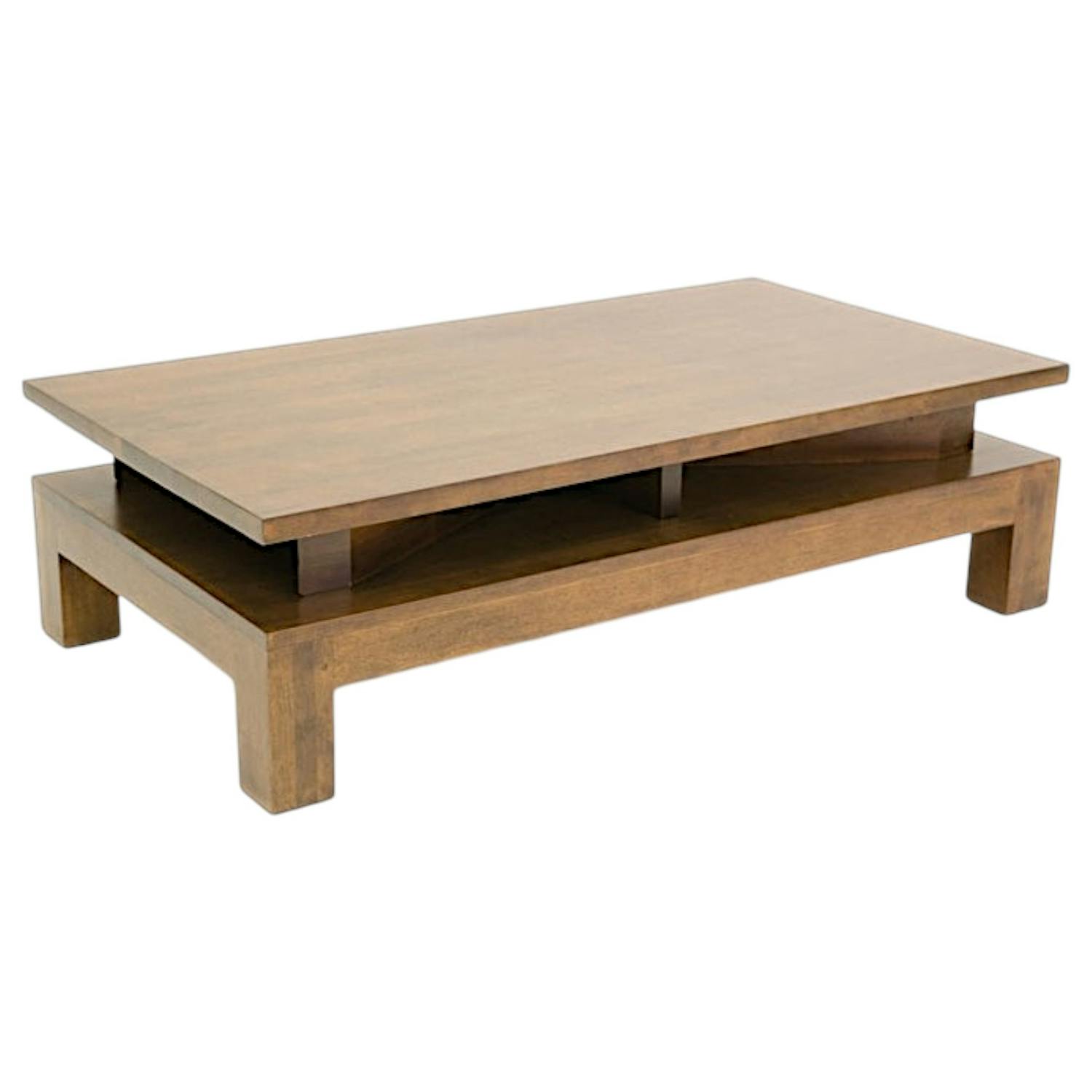 Table basse en bois massif - Style moderne