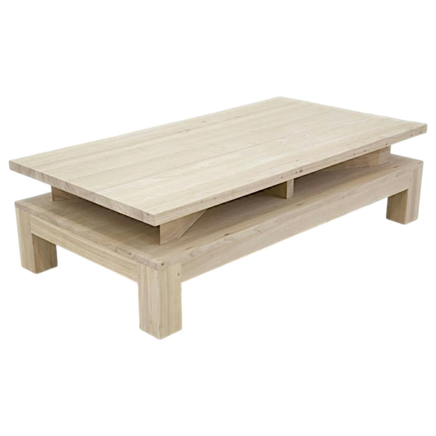 Table basse hévéa 120cm HELENA