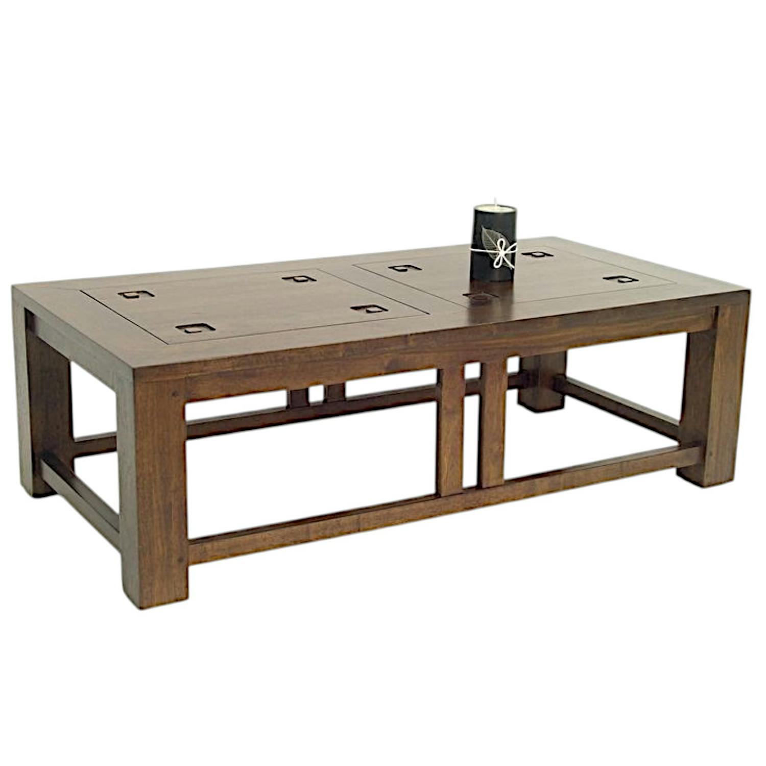 Table basse en bois massif - Style moderne
