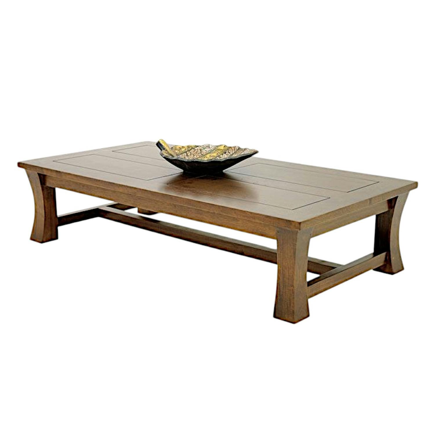 Table basse en bois massif - Style exotique