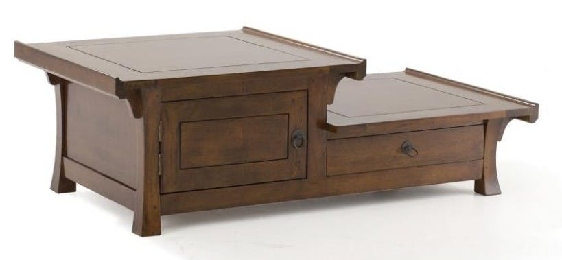 Table basse en bois massif - Style moderne