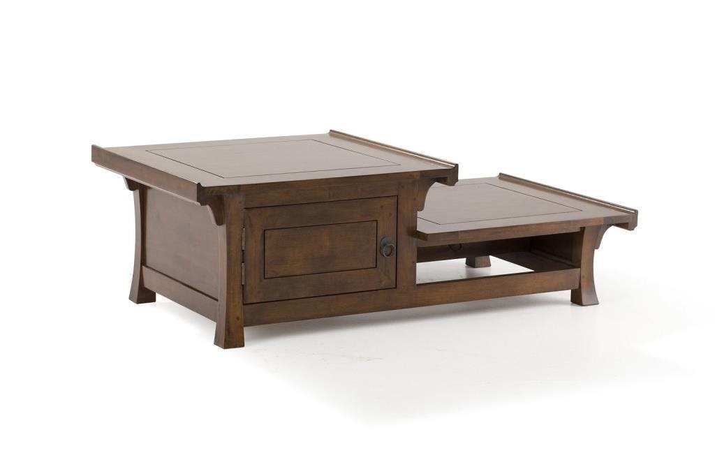 Table basse hévéa 125xH41cm MAORI