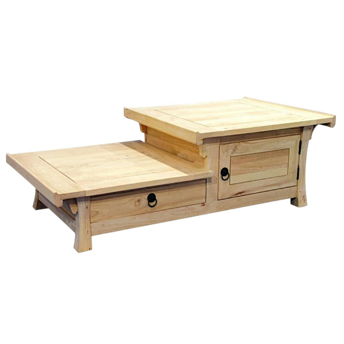 Table basse hévéa 125xH41cm MAORI