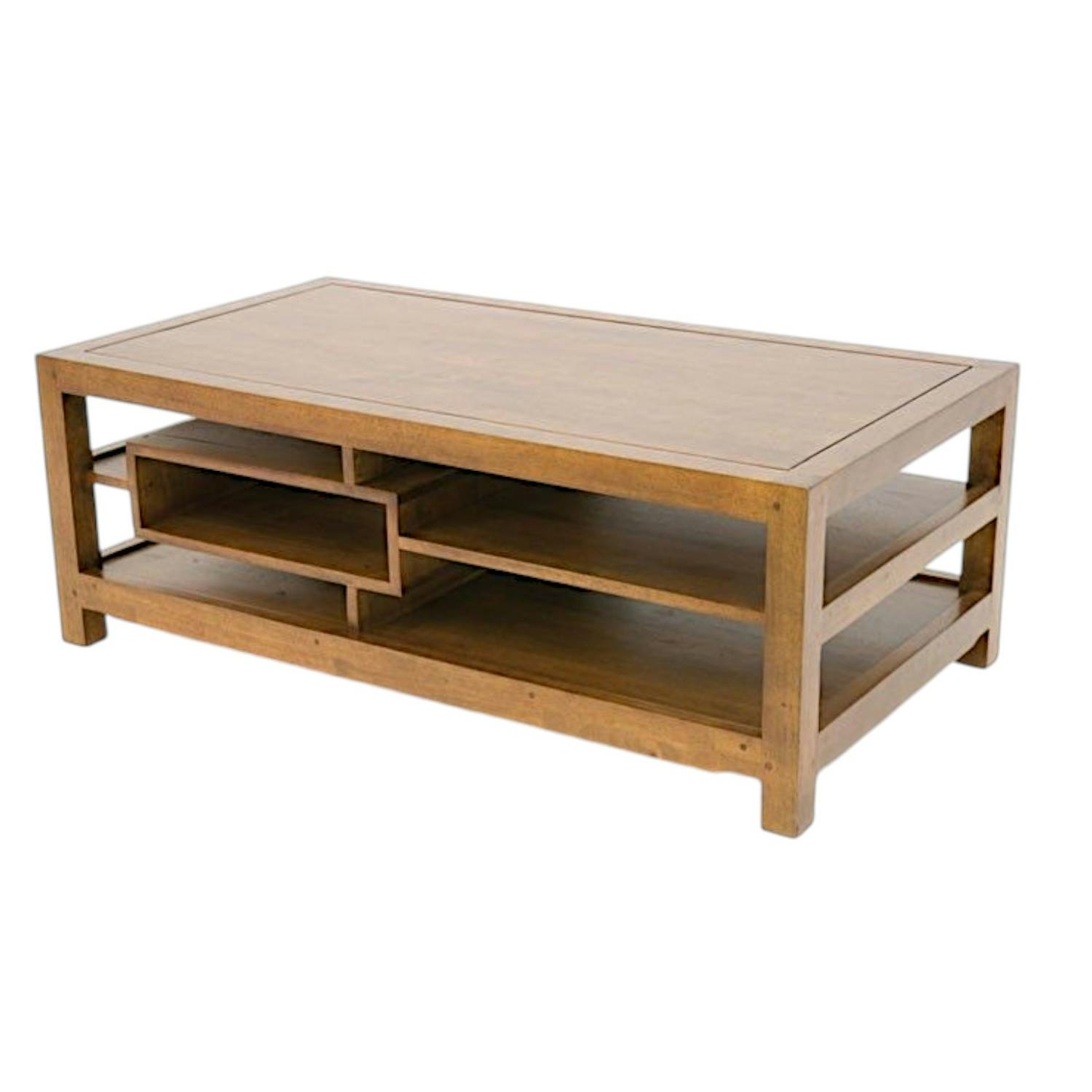 Table basse en bois massif - Style exotique