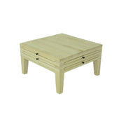 Table basse en bois massif - Style contemporain