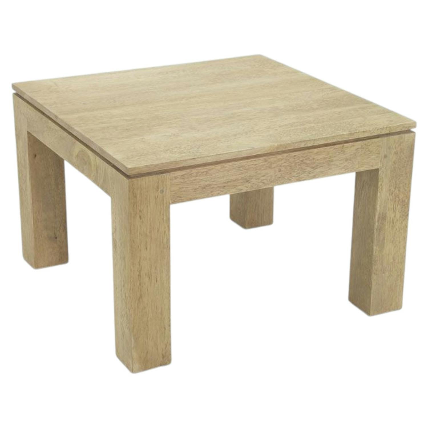 Table basse hévéa 60X60cm HELENA