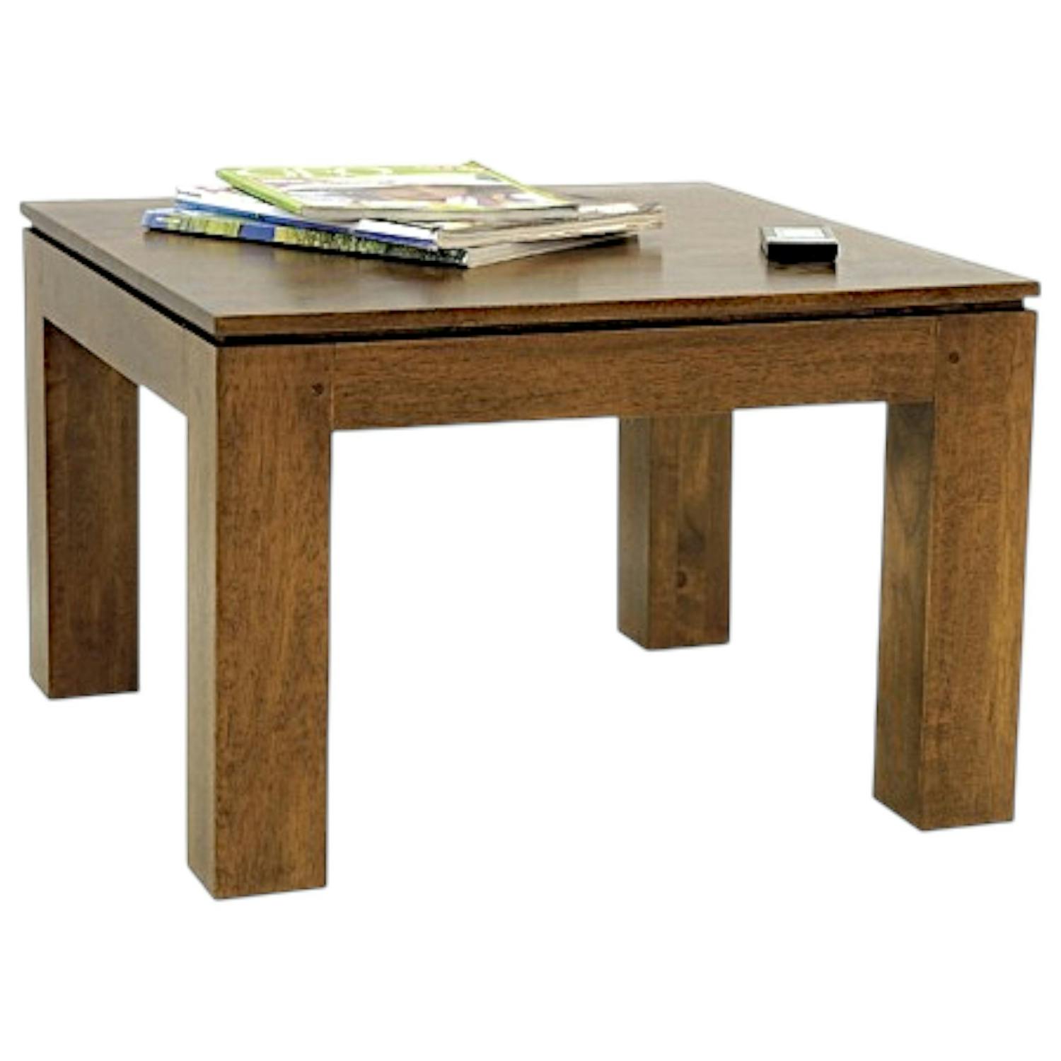 Table basse en bois massif - Style contemporain