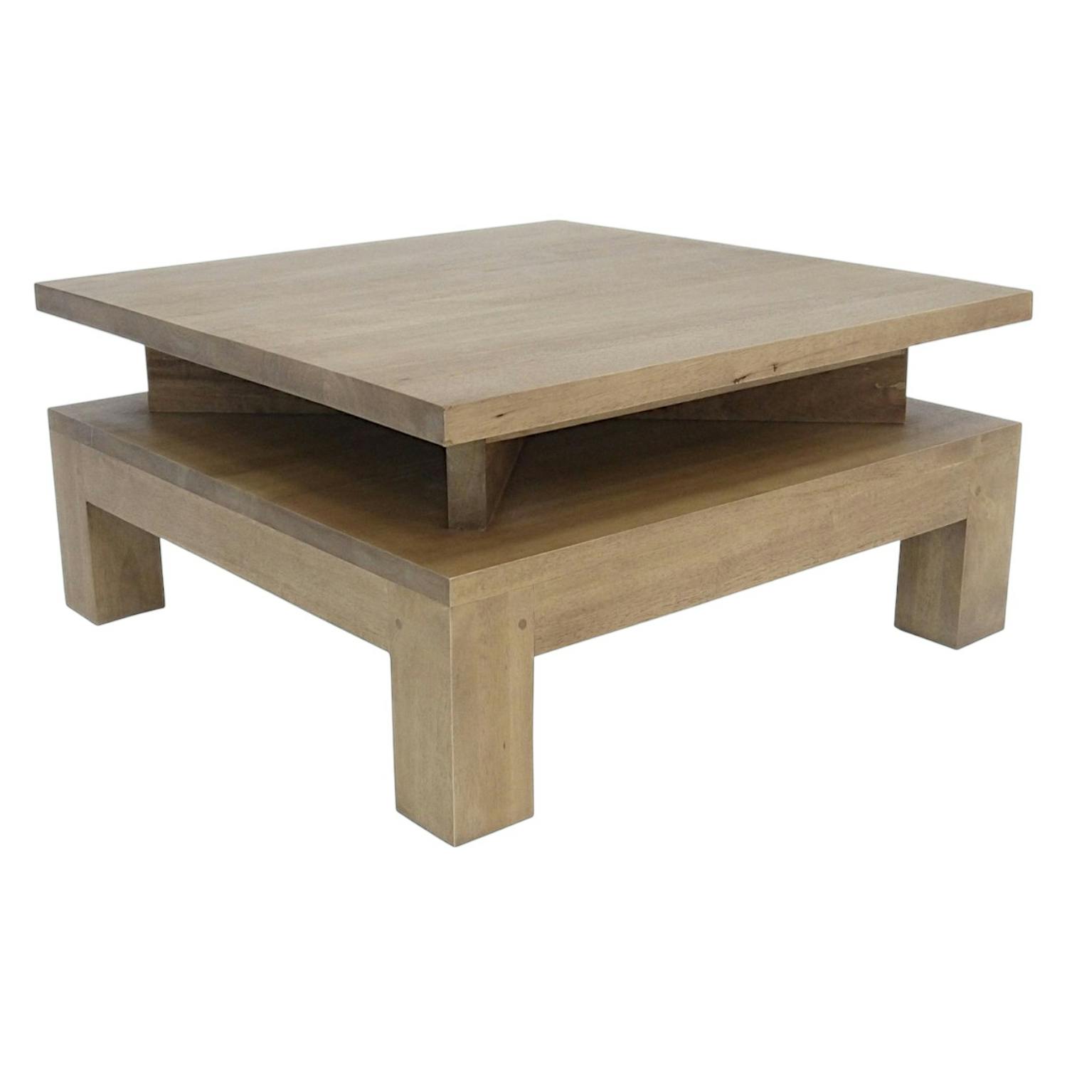 Table basse hévéa 70cm HELENA