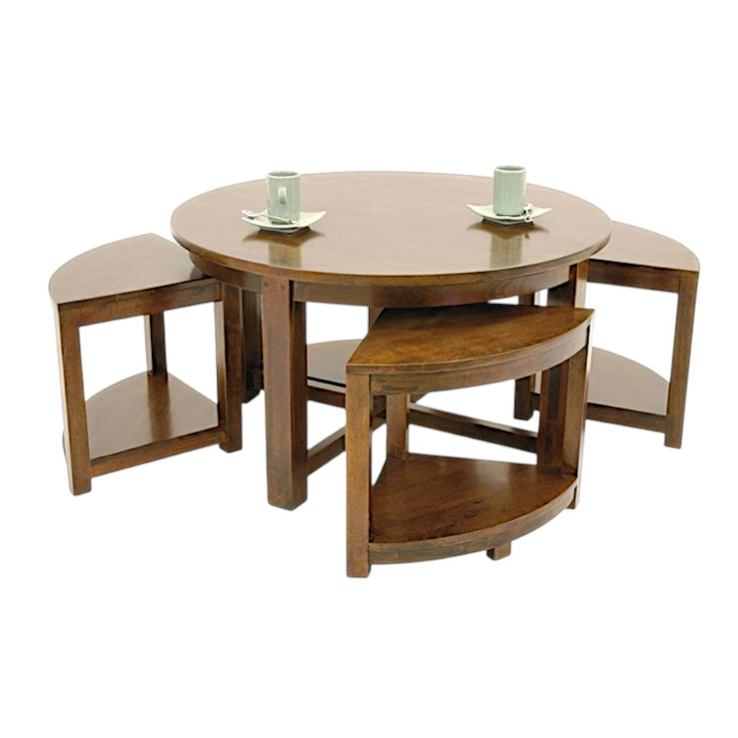 Table basse en bois massif - Style exotique