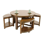 Table basse en bois massif - Style exotique