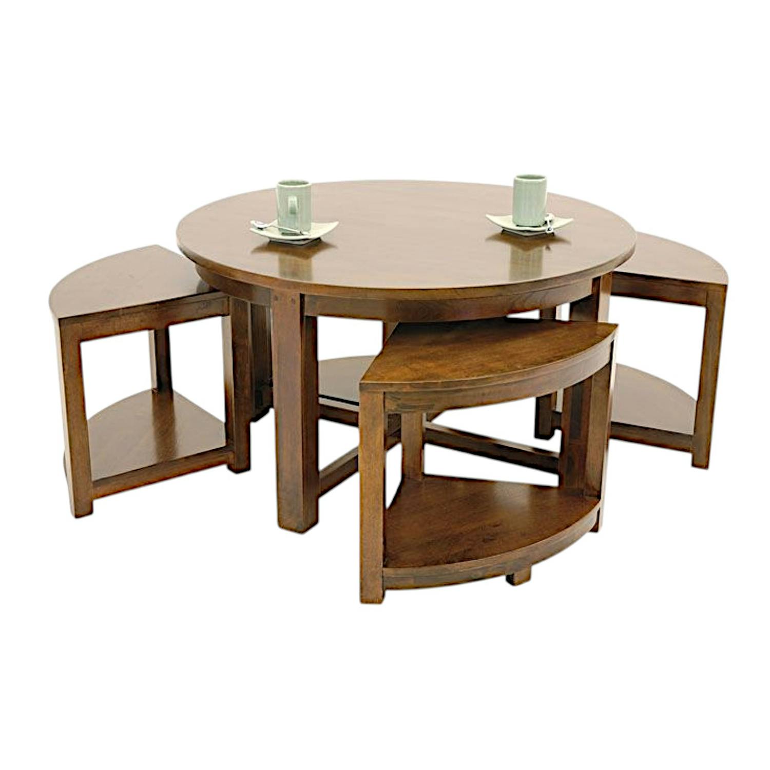 Table basse en bois massif - Style exotique