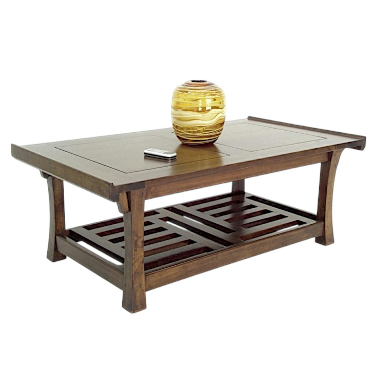 Table basse en bois massif - Style moderne