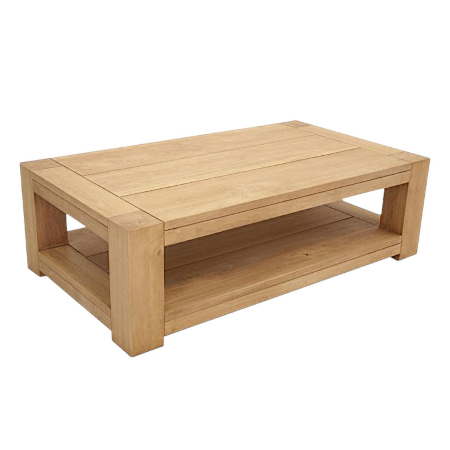 Table basse en bois massif - Style moderne