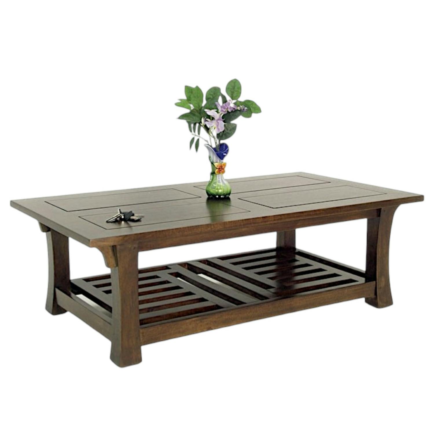Table basse en bois massif - Style moderne