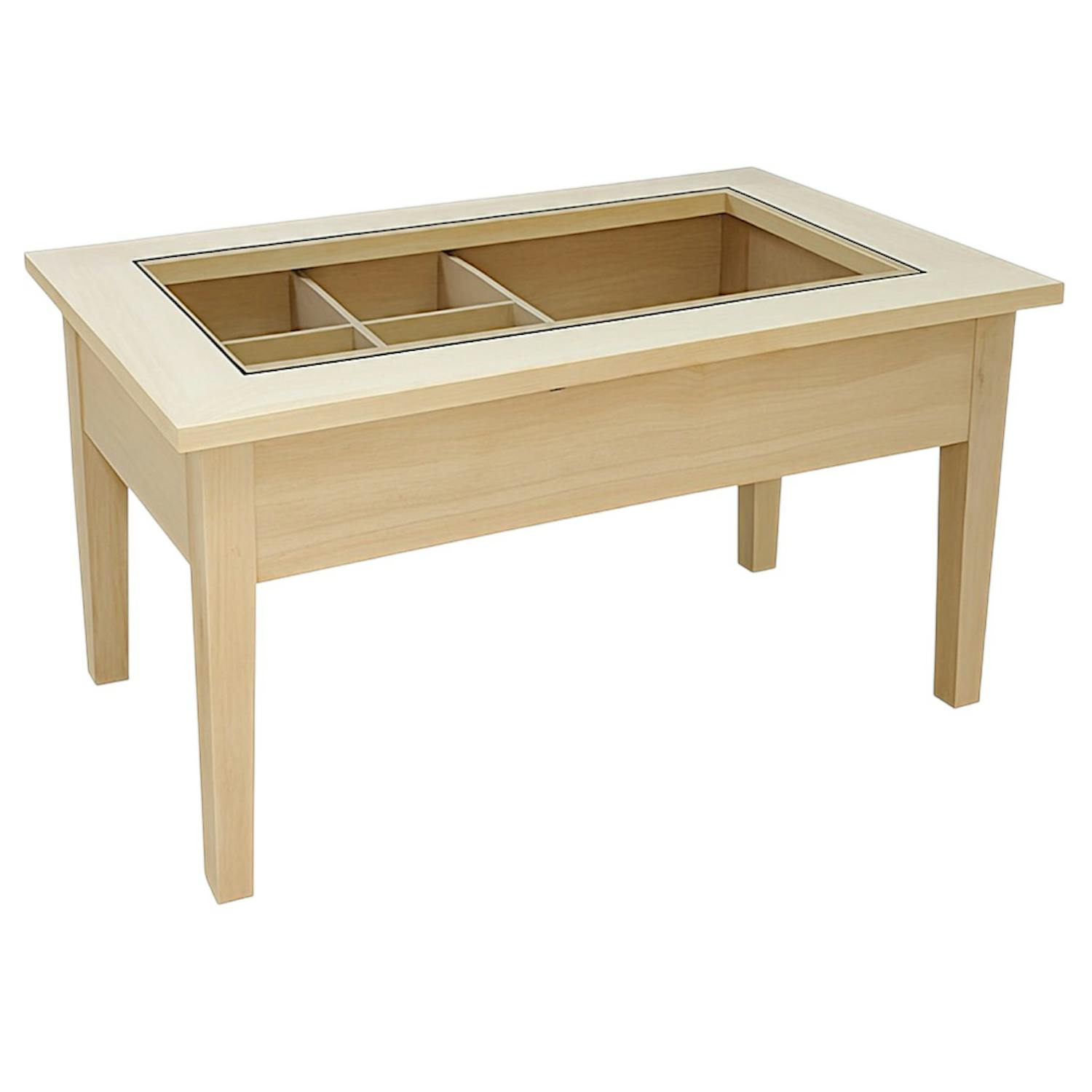 Table basse en bois massif - Style traditionnel