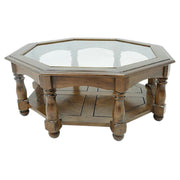 Table basse en bois massif - Style traditionnel