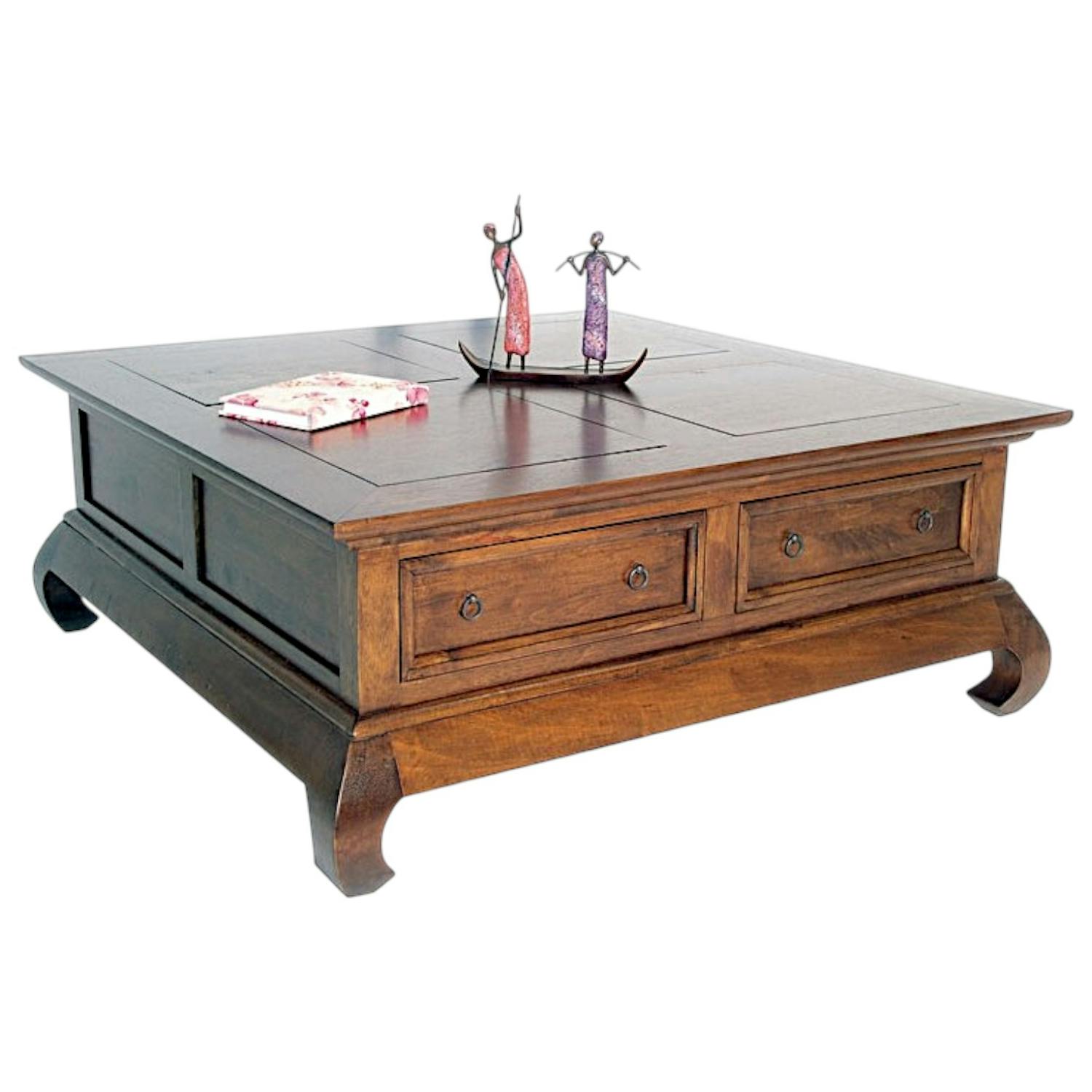 Table basse en bois massif - Style moderne