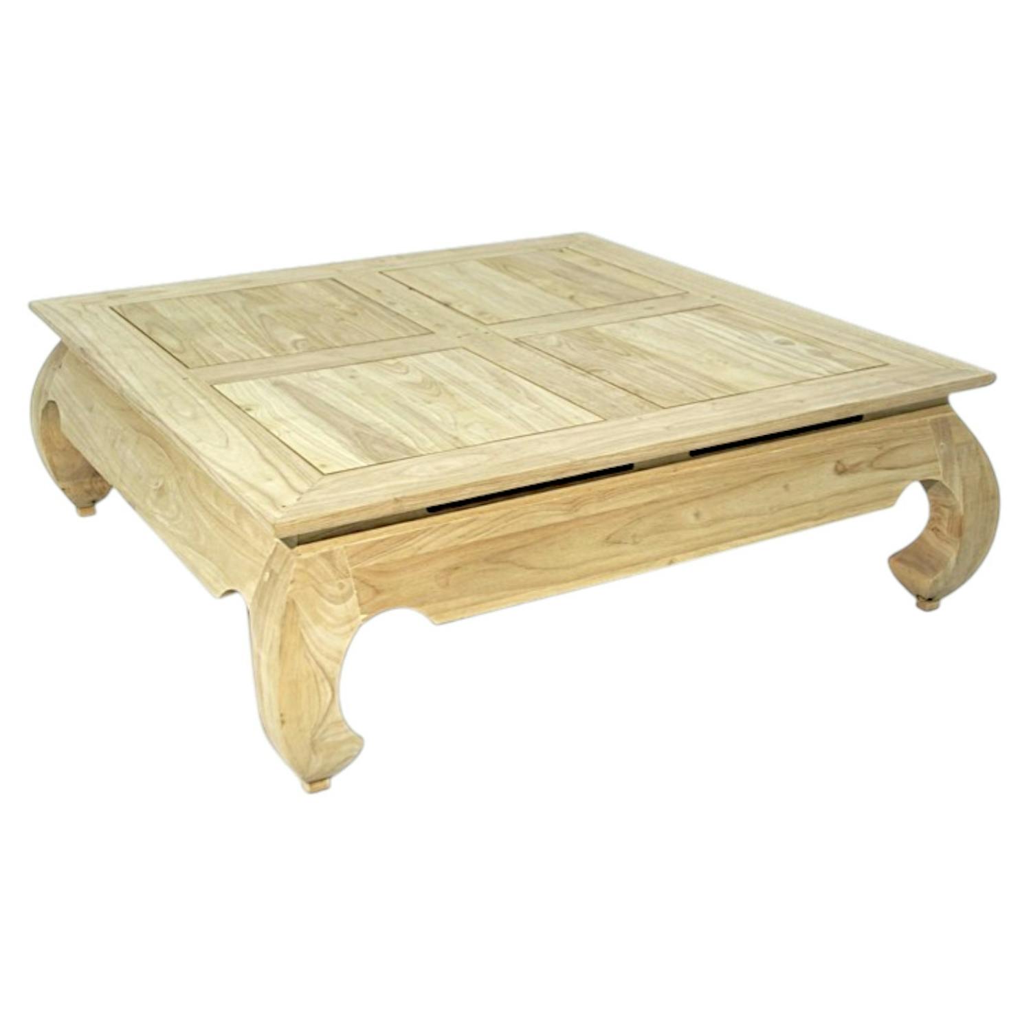 Table basse en bois massif - Style moderne