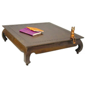 Table basse en bois massif - Style colonial
