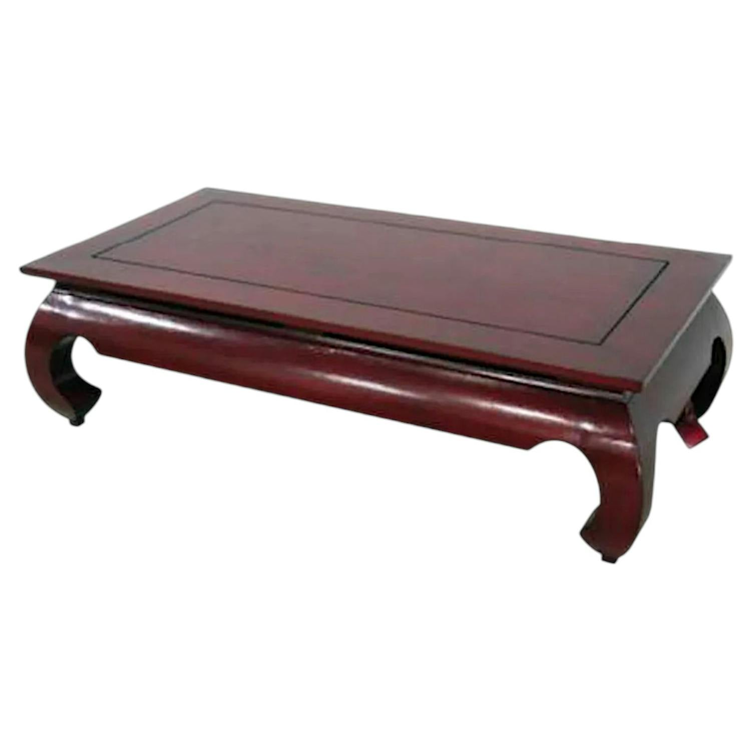 Table basse Opium hévéa 120x60x35cm MAORI