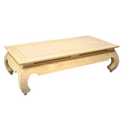 Table basse en bois massif - Style colonial