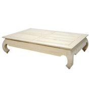 Table basse en bois massif - Style colonial